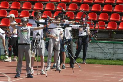 Рязанские лучники соревновались на стадионе ЦСК